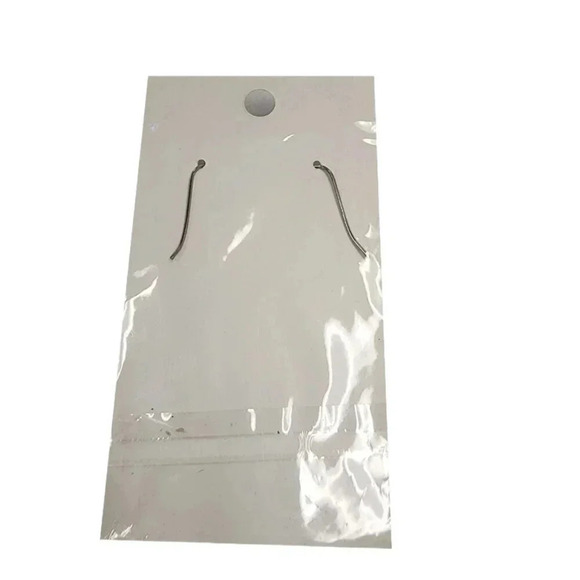 Vintage 60s-70s Purple Blue Faceted Beaded Crystal Dangle Drop Hook Earrings - Picture 2 of 2